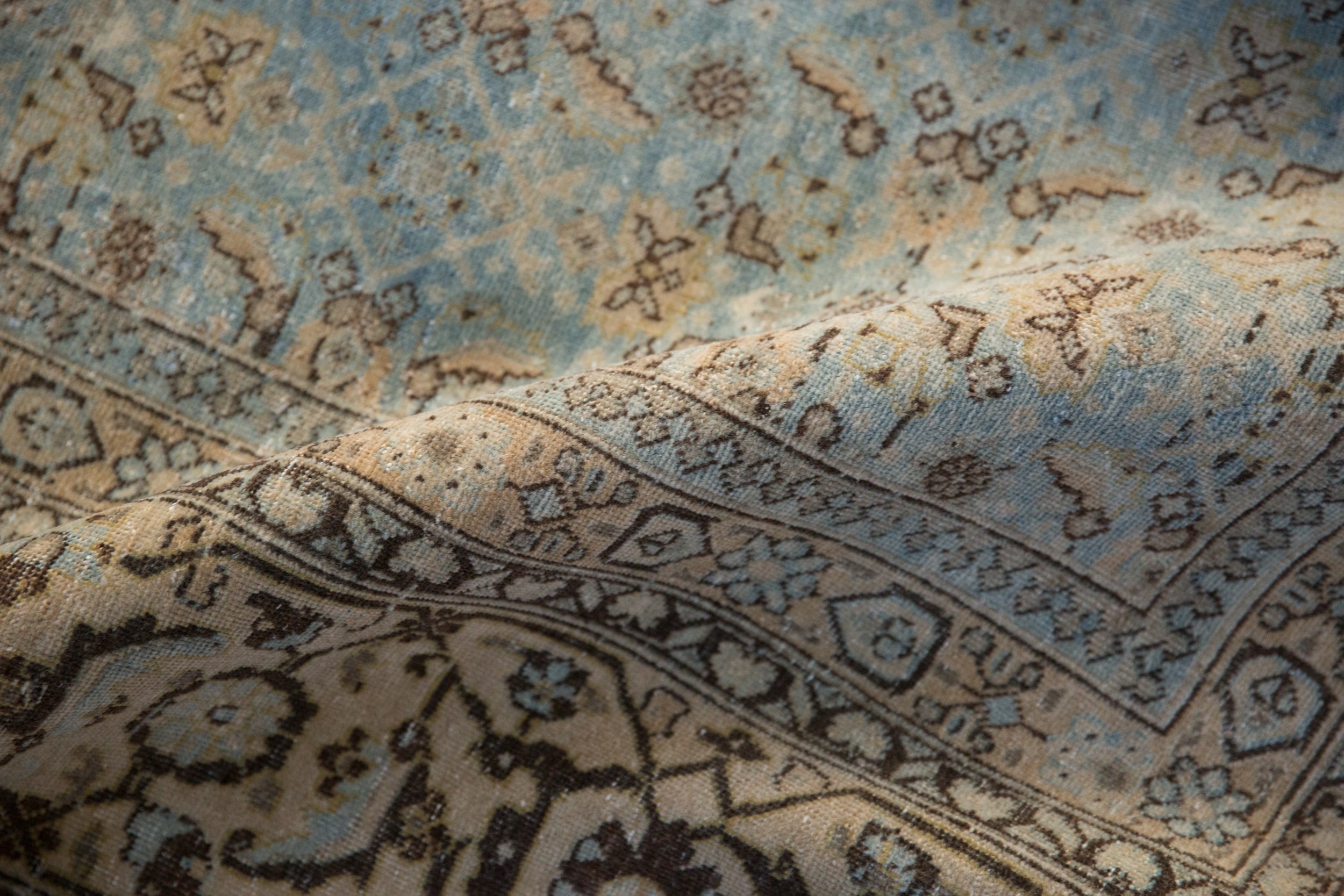 10.5x14 Vintage Distressed Tabriz Carpet by Old New House® - product image 10 for Resin Society