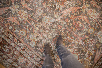 10.5x14.5 Vintage Distressed Mahal Carpet by Old New House® - product image 2 for Resin Society