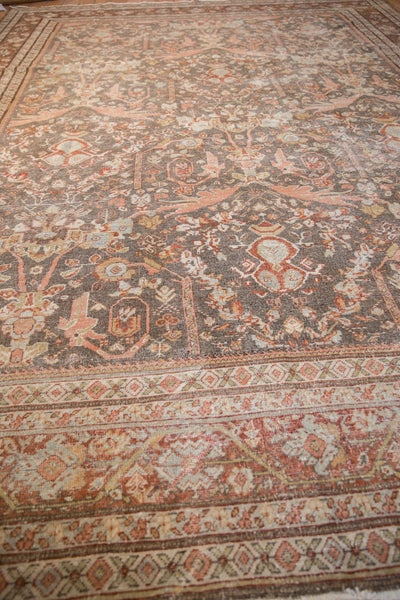 10.5x14.5 Vintage Distressed Mahal Carpet by Old New House® - product image 6 for Resin Society