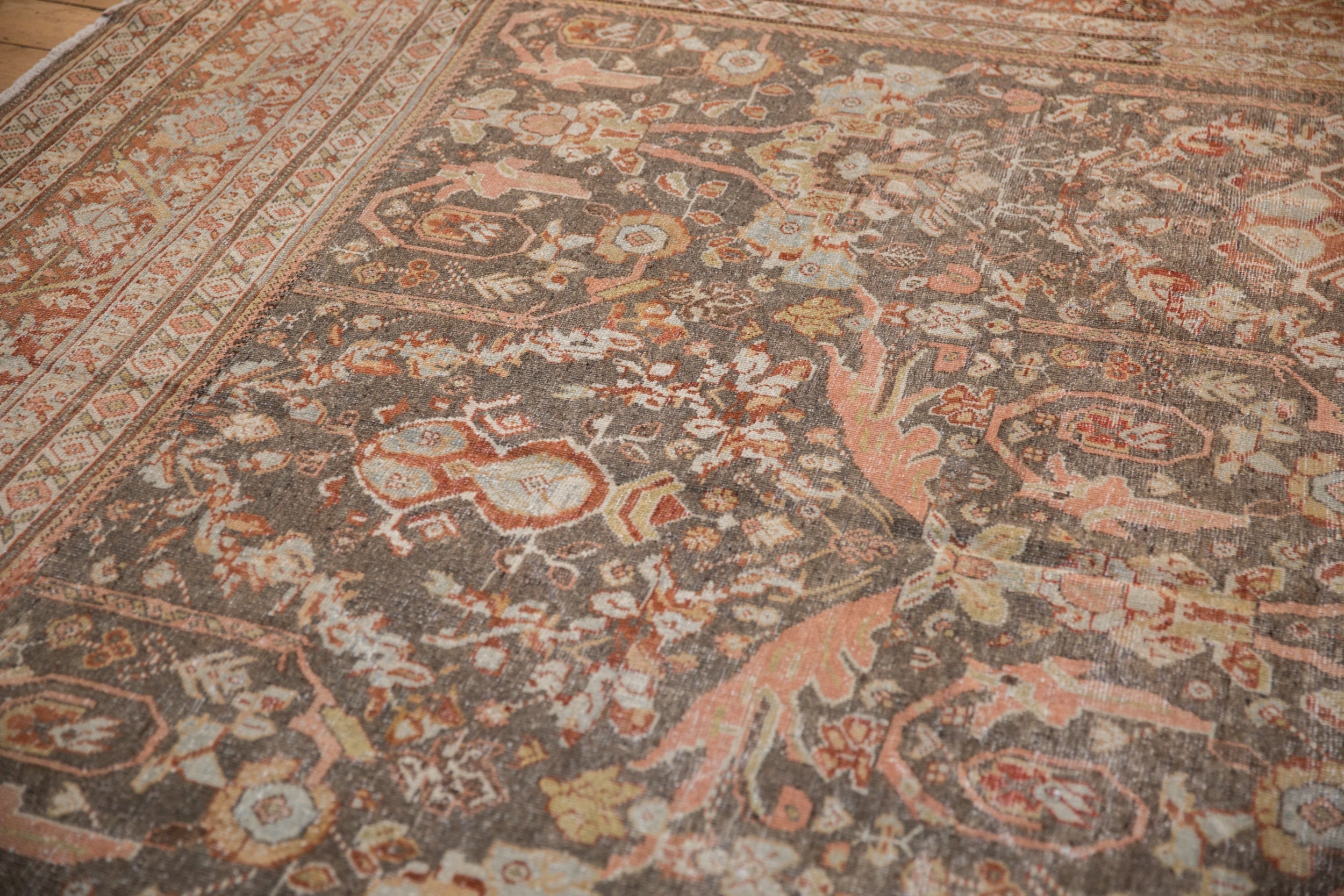 10.5x14.5 Vintage Distressed Mahal Carpet by Old New House® - product image 8 for Resin Society