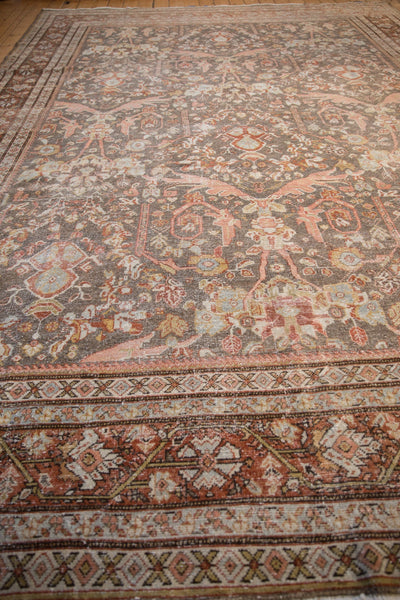 10.5x14.5 Vintage Distressed Mahal Carpet by Old New House® - product image 11 for Resin Society