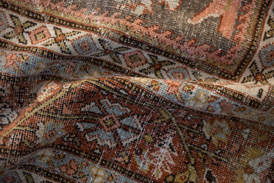 10.5x14.5 Vintage Distressed Mahal Carpet by Old New House® - product image 14 for Resin Society
