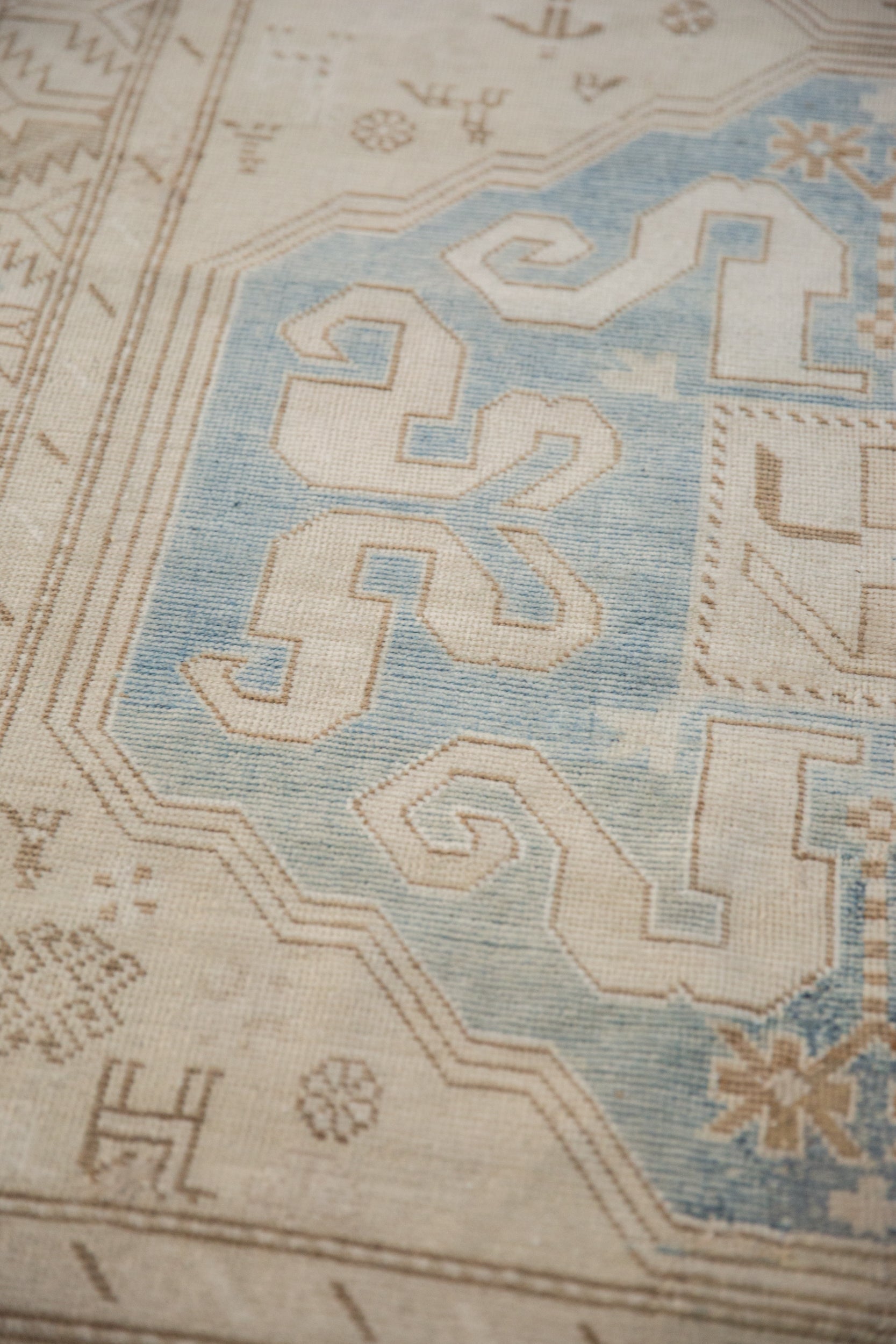 4x10.5 Vintage Distressed Caucasian Rug Runner by Old New House® - product image 6 for Resin Society