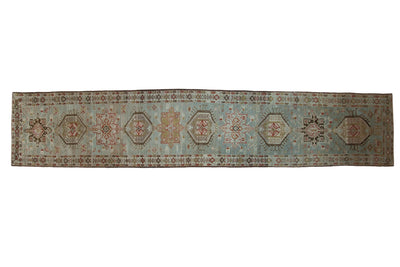3.5x17 Vintage Distressed Karaja Rug Runner by Old New House® - main product image for Resin Society