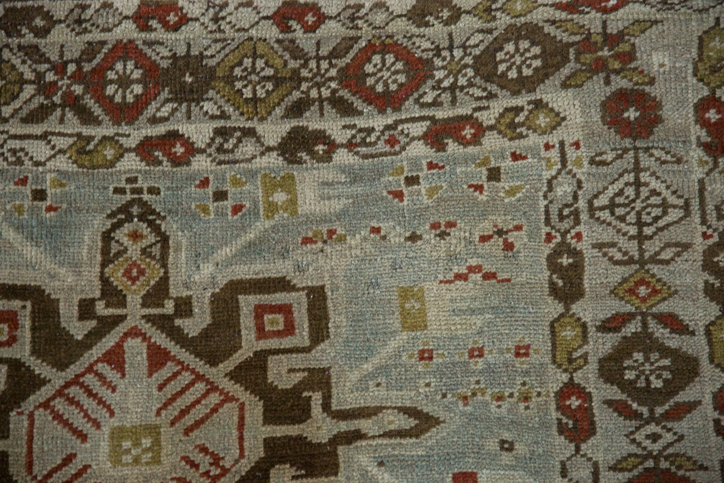 3.5x17 Vintage Distressed Karaja Rug Runner by Old New House® - product image 3 for Resin Society