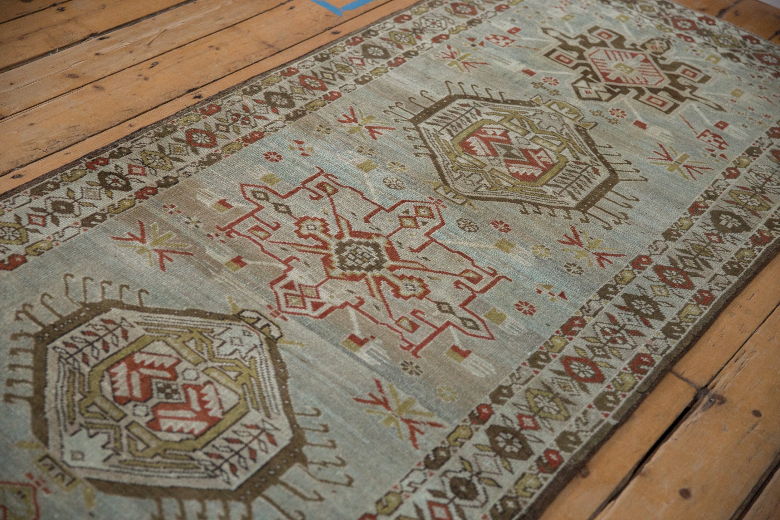 3.5x17 Vintage Distressed Karaja Rug Runner by Old New House® - product image 6 for Resin Society