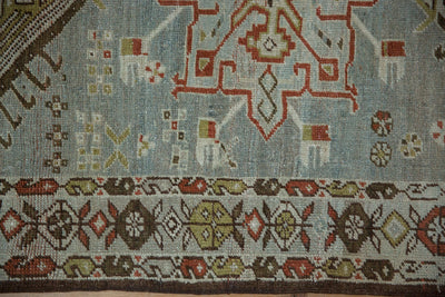 3.5x17 Vintage Distressed Karaja Rug Runner by Old New House® - product image 7 for Resin Society