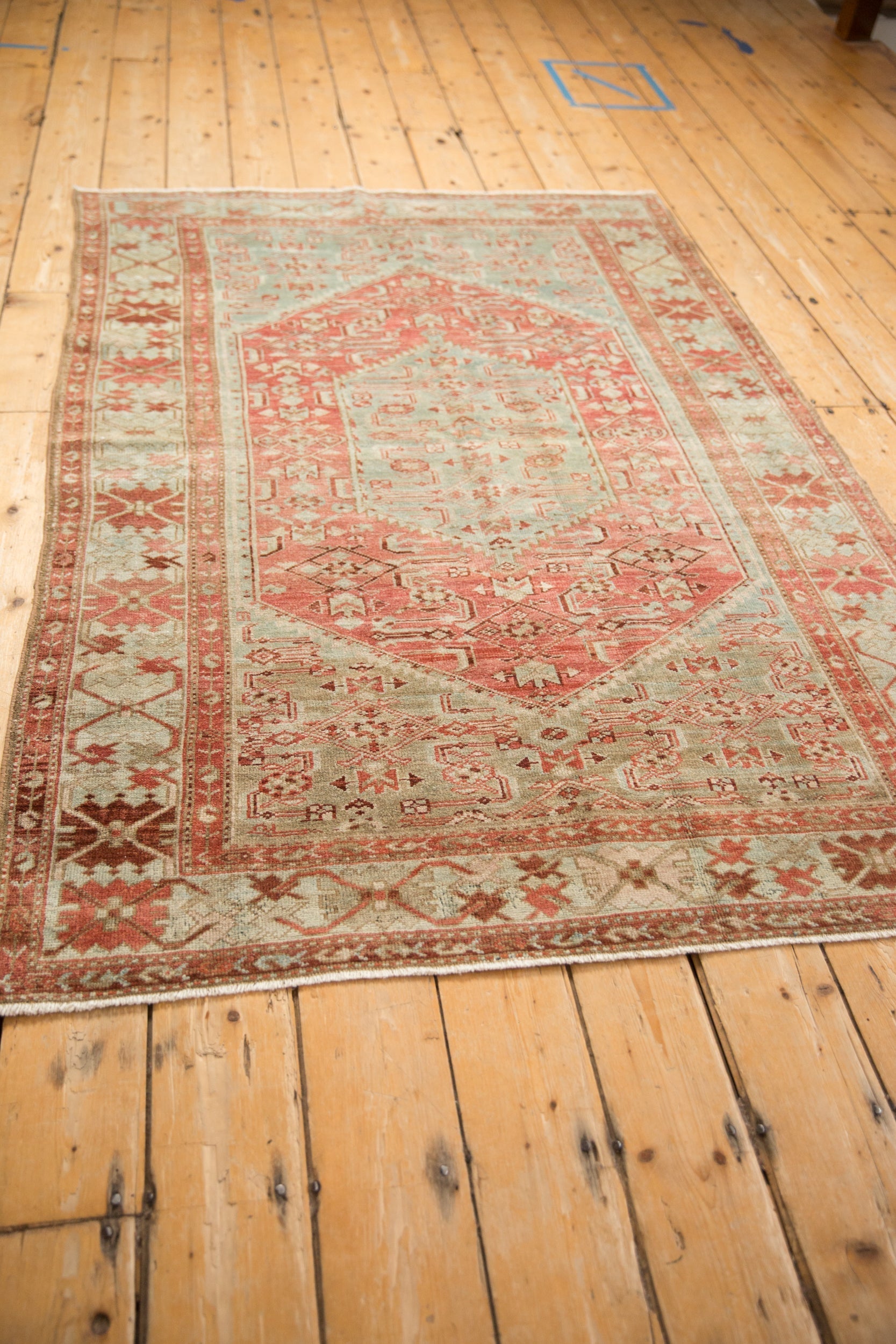 4x6.5 Vintage Distressed Malayer Rug by Old New House® - product image 8 for Resin Society