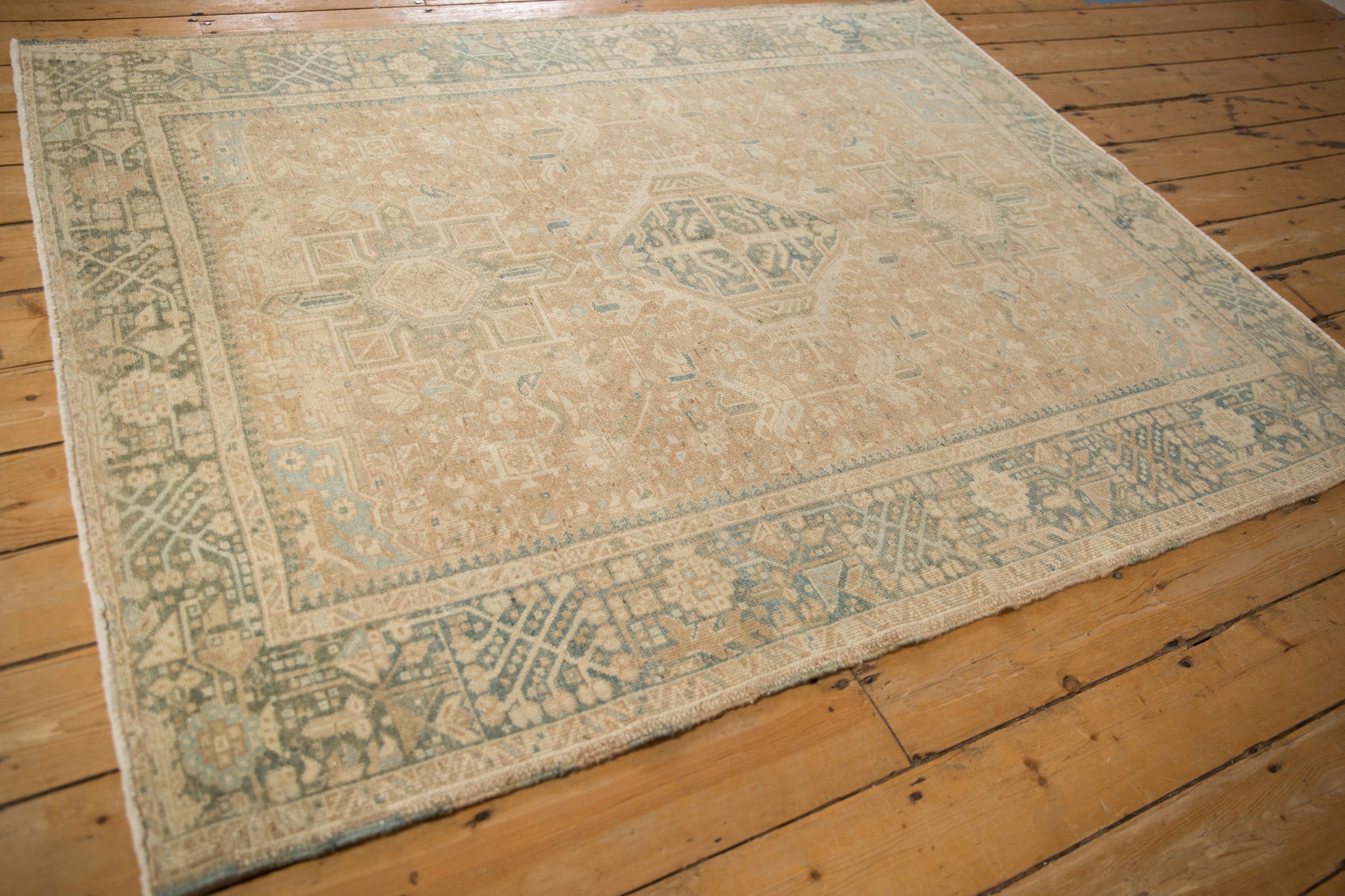 5x6.5 Vintage Distressed Karaja Rug by Old New House® - product image 5 for Resin Society