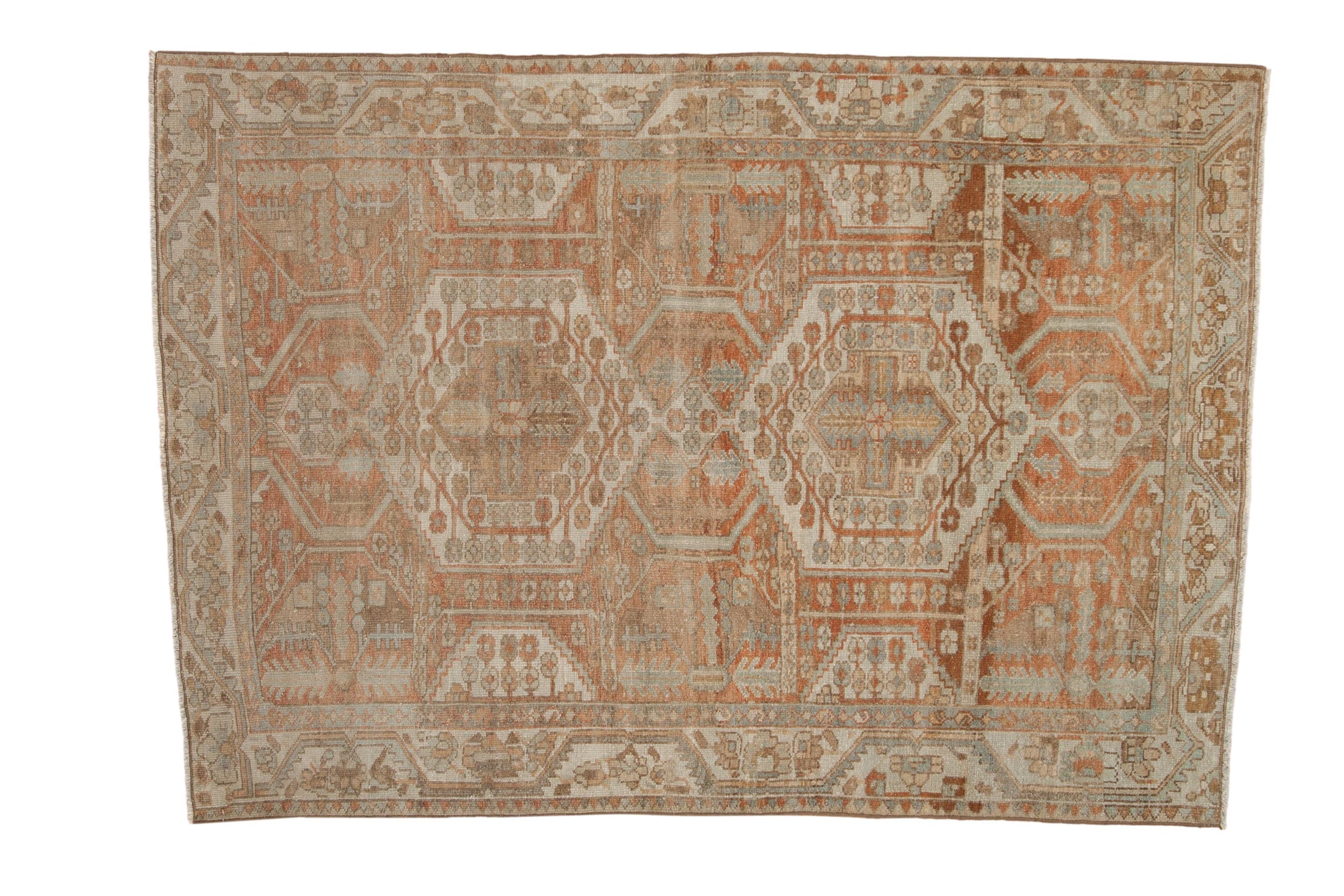 4.5x6.5 Vintage Distressed Malayer Rug by Old New House® - main product image for Resin Society