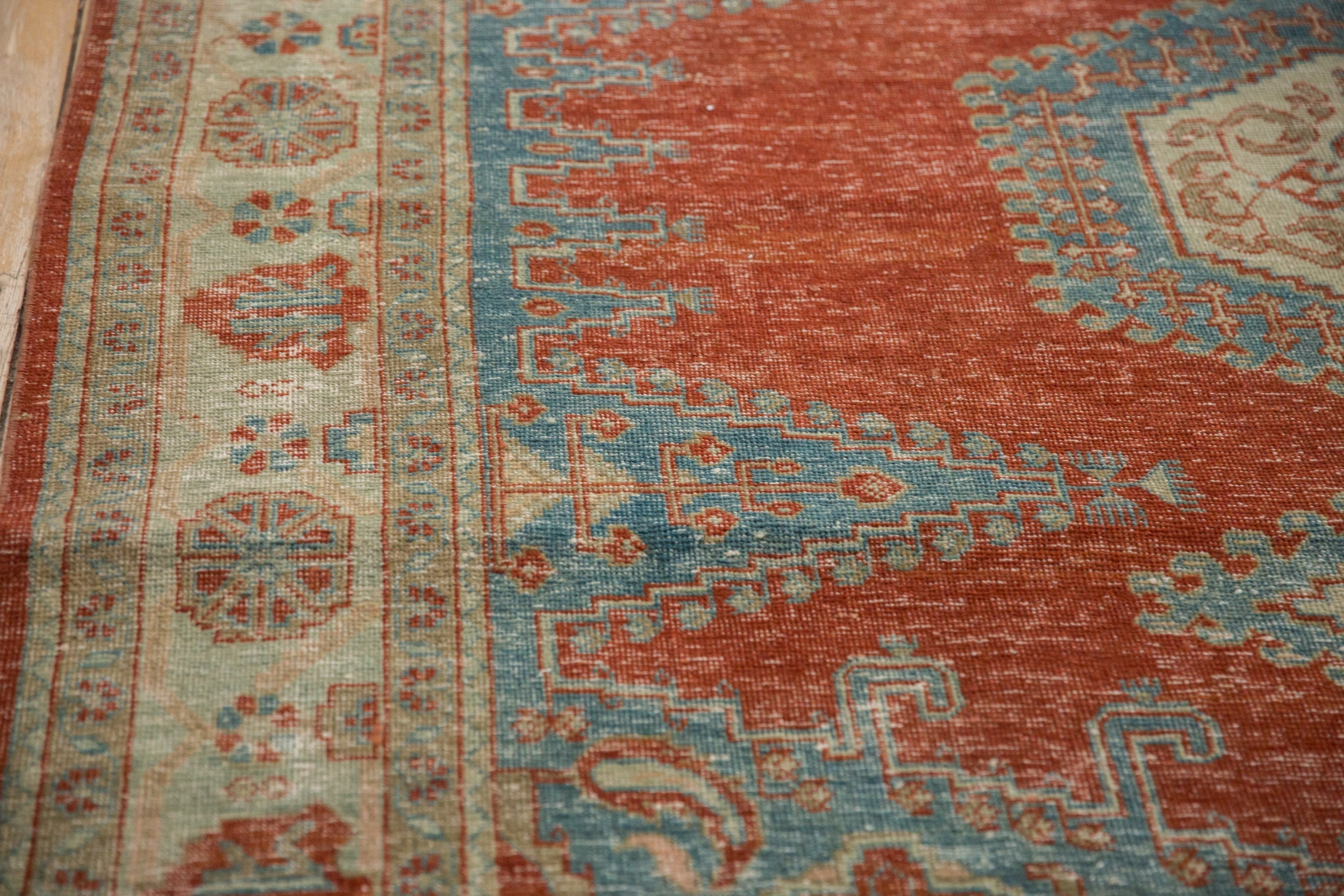 6.5x7 Vintage Distressed Veece Square Carpet by Old New House® - product image 7 for Resin Society
