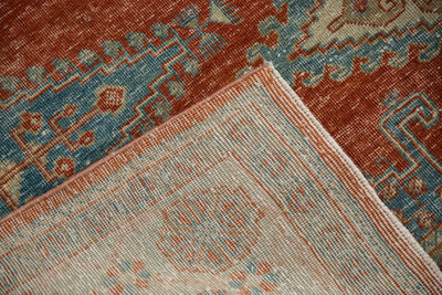 6.5x7 Vintage Distressed Veece Square Carpet by Old New House® - product image 10 for Resin Society