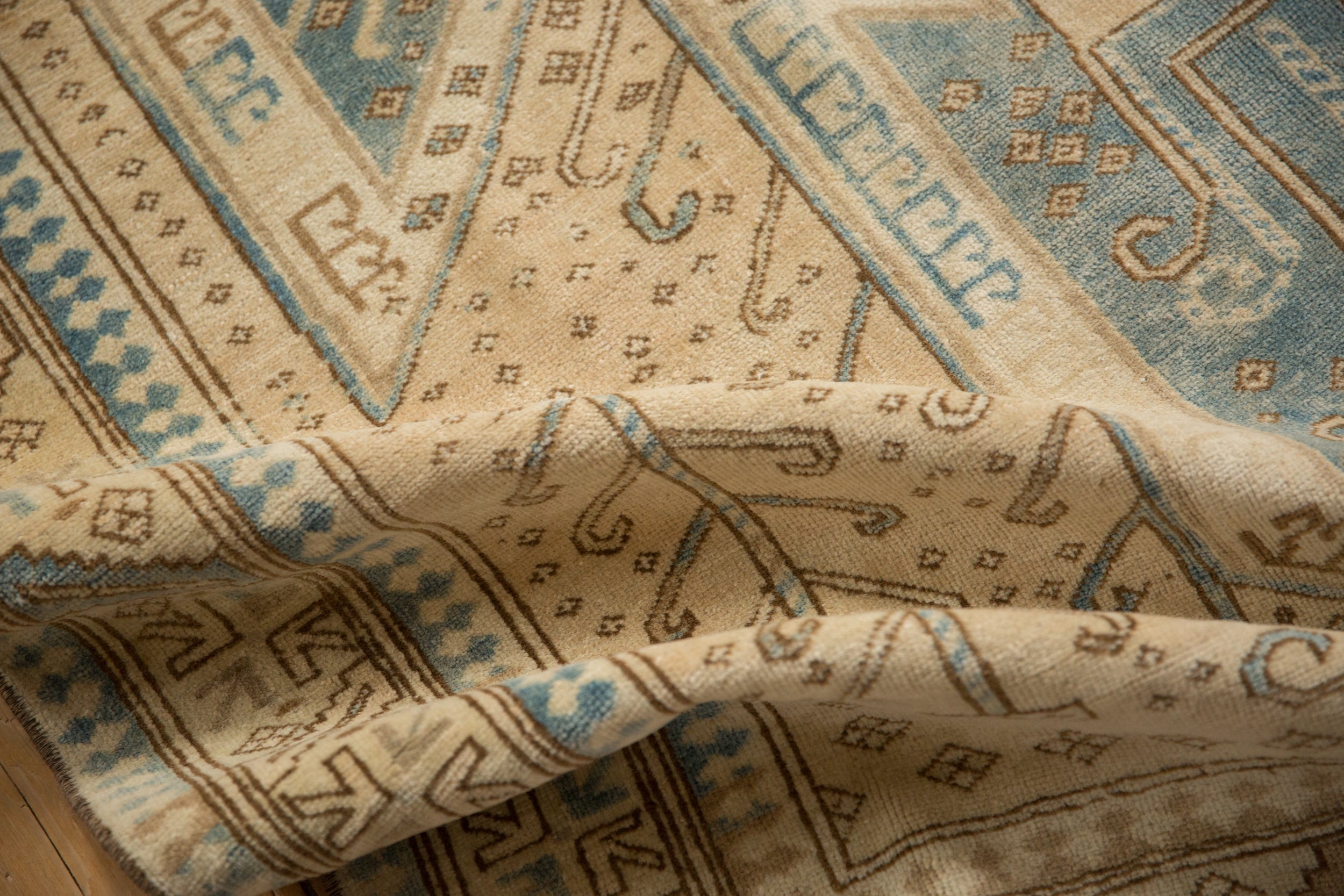 4.5x7 Vintage Distressed Oushak Rug by Old New House® - product image 10 for Resin Society