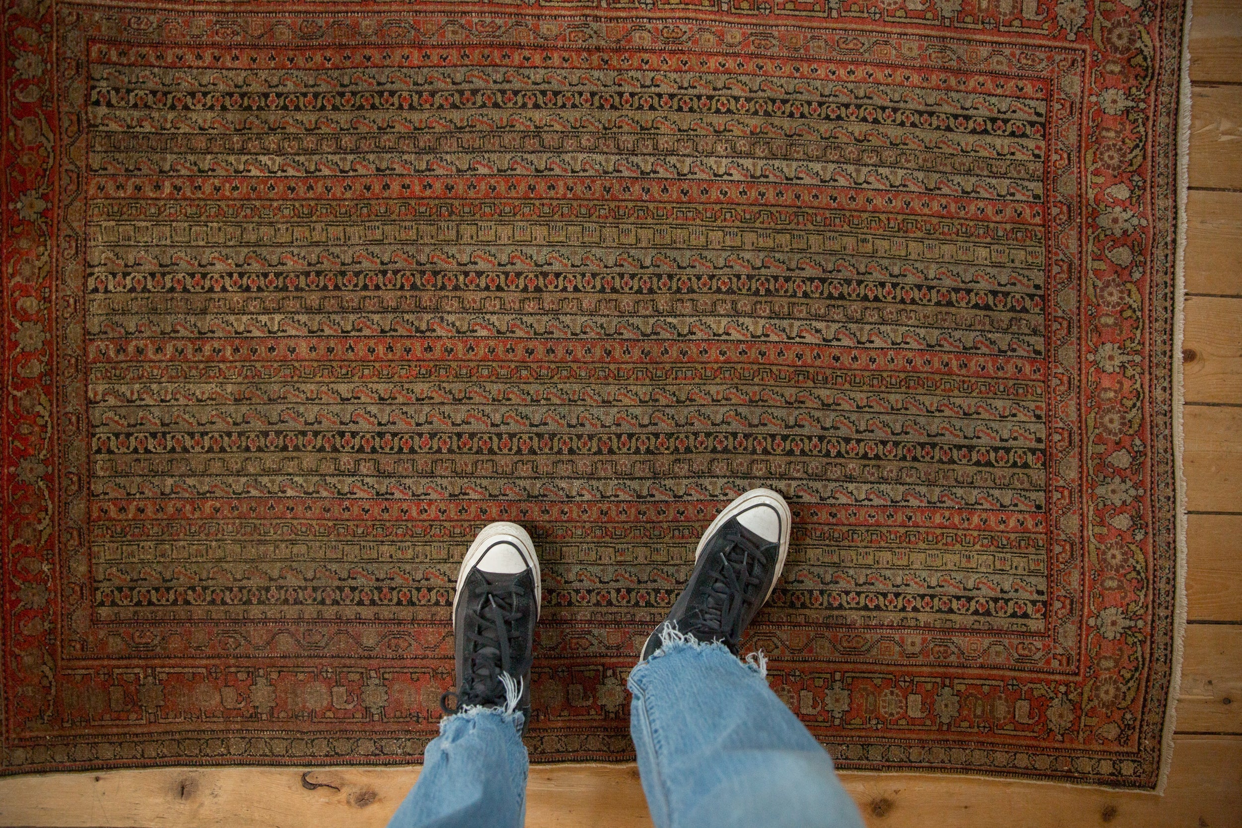 3.5x5 Antique Senneh Rug by Old New House® - product image 2 for Resin Society