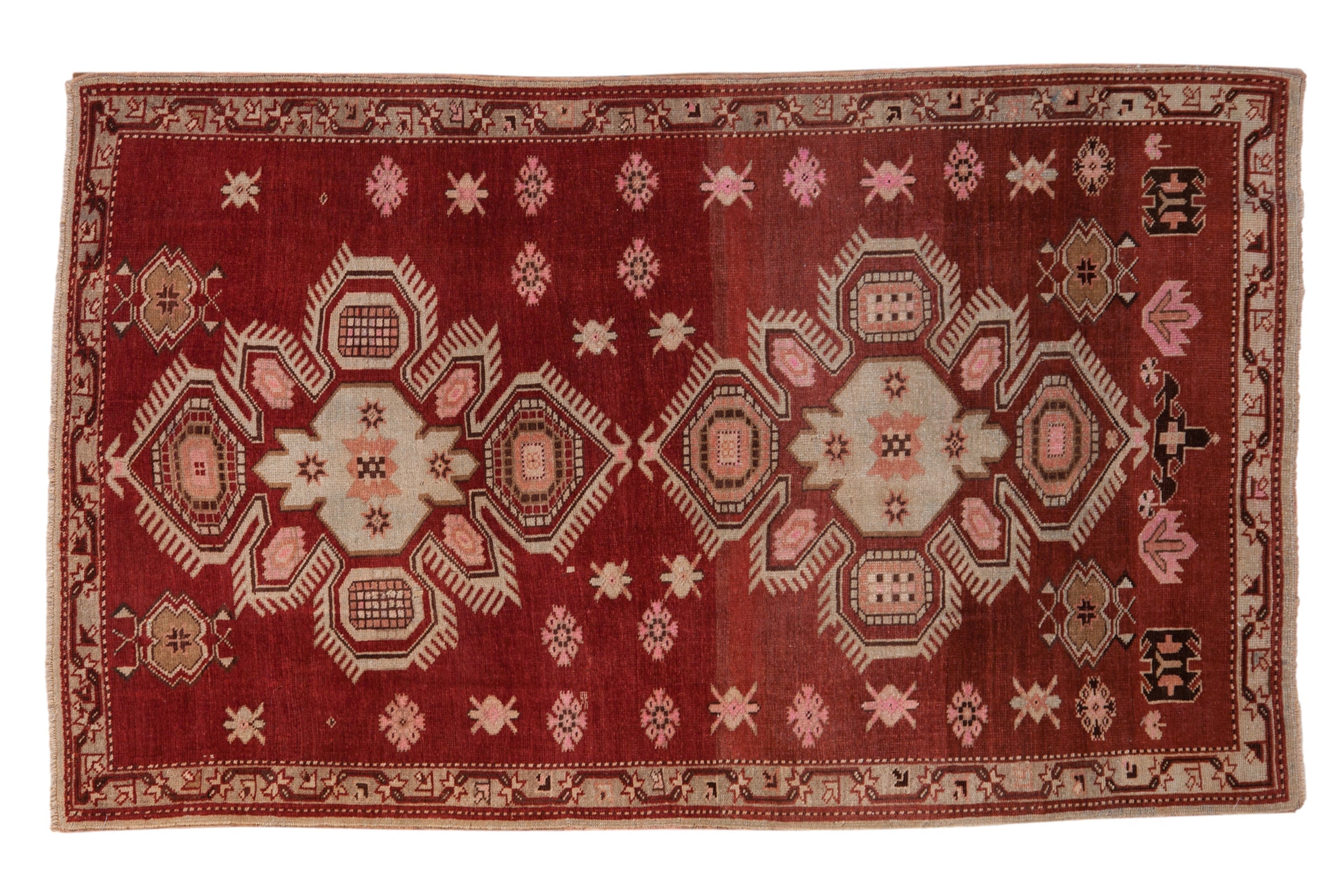 3.5x5.5 Vintage Distressed Caucasian Rug by Old New House® - main product image for Resin Society