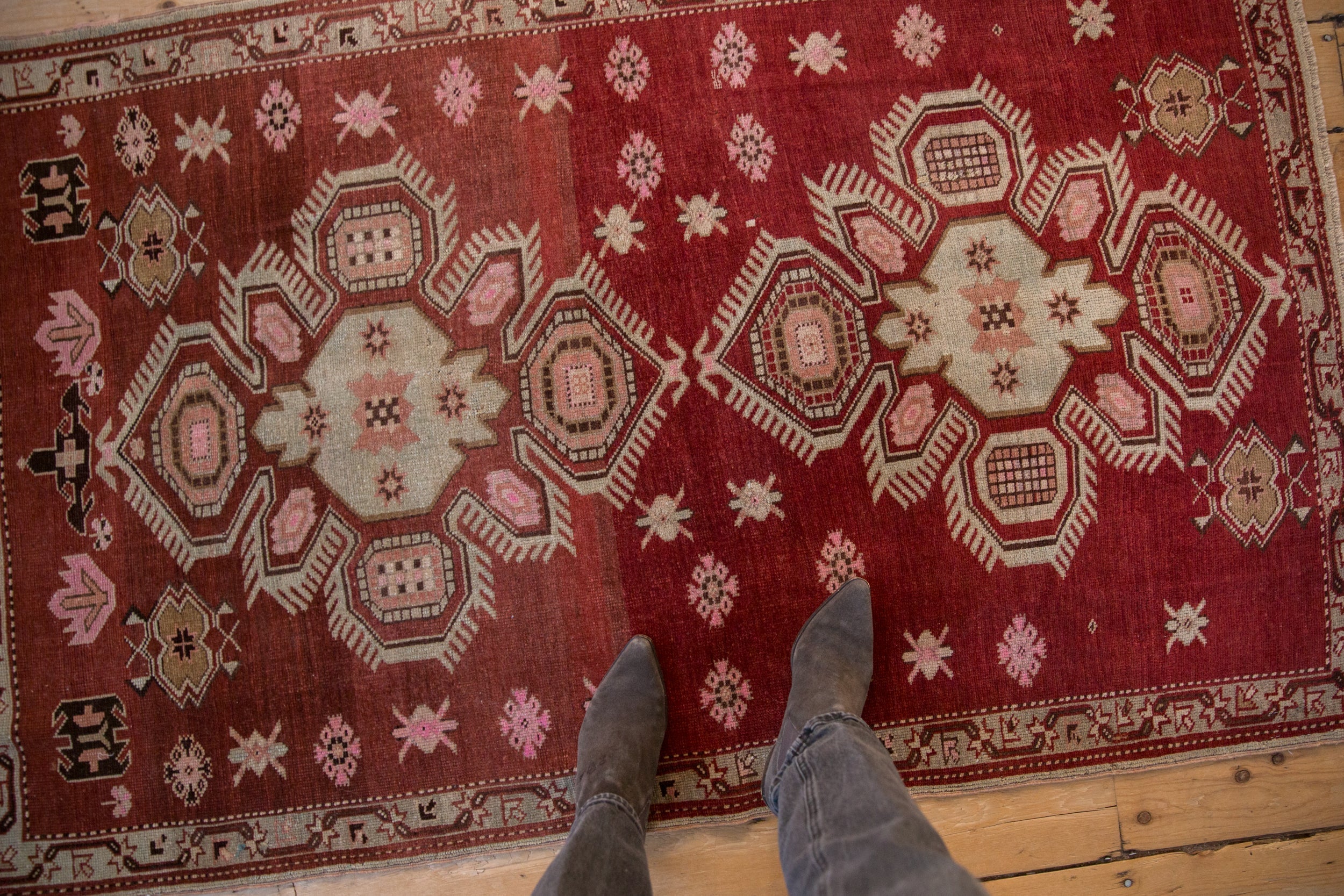 3.5x5.5 Vintage Distressed Caucasian Rug by Old New House® - product image 2 for Resin Society