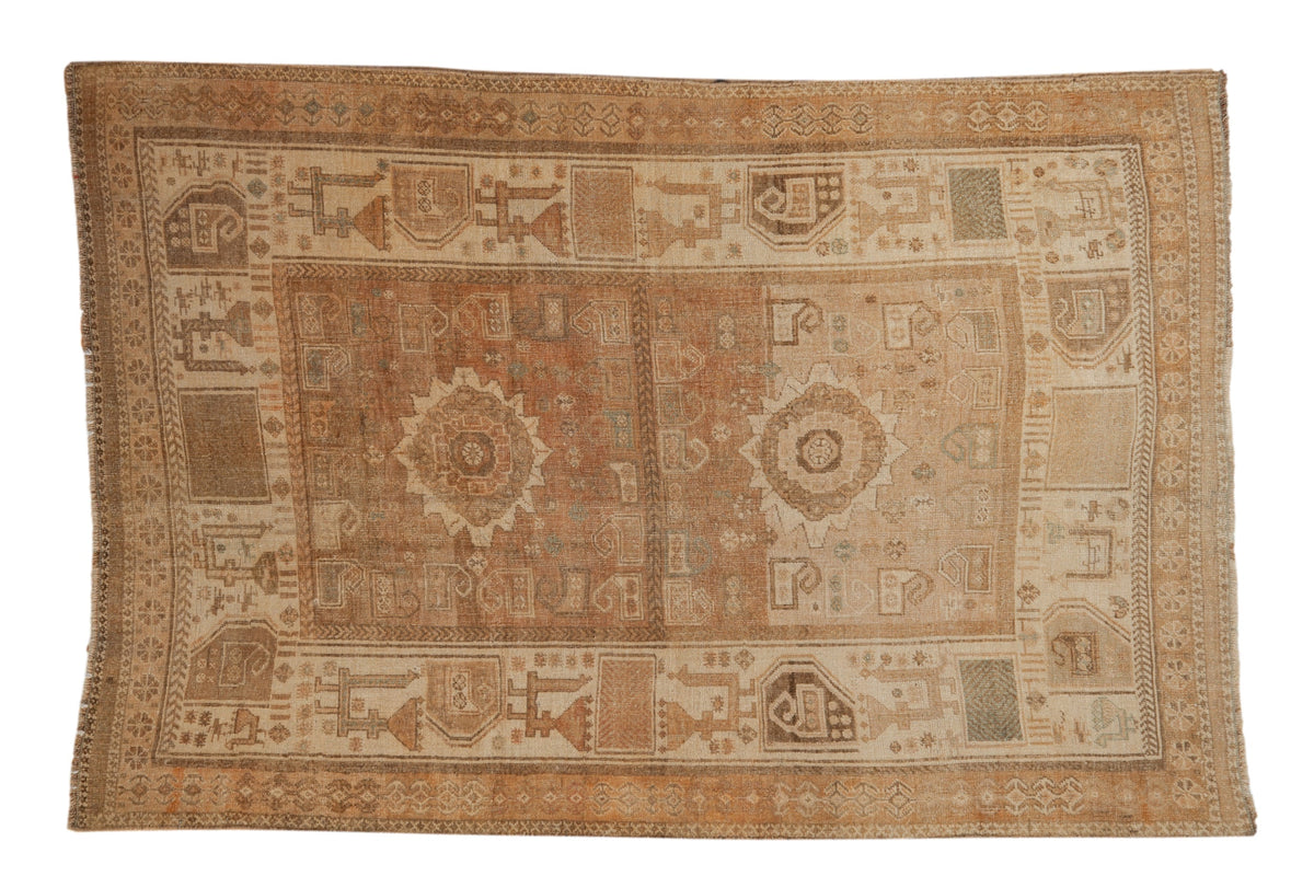 4x6 Vintage Distressed Afshar Rug by Old New House® - main product image for Resin Society