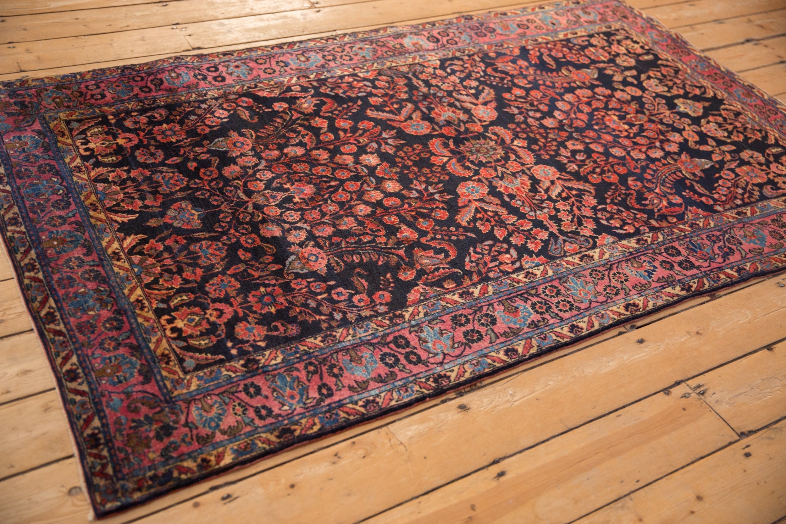 4x6.5 Antique Mohajeran Sarouk Rug by Old New House® - product image 5 for Resin Society