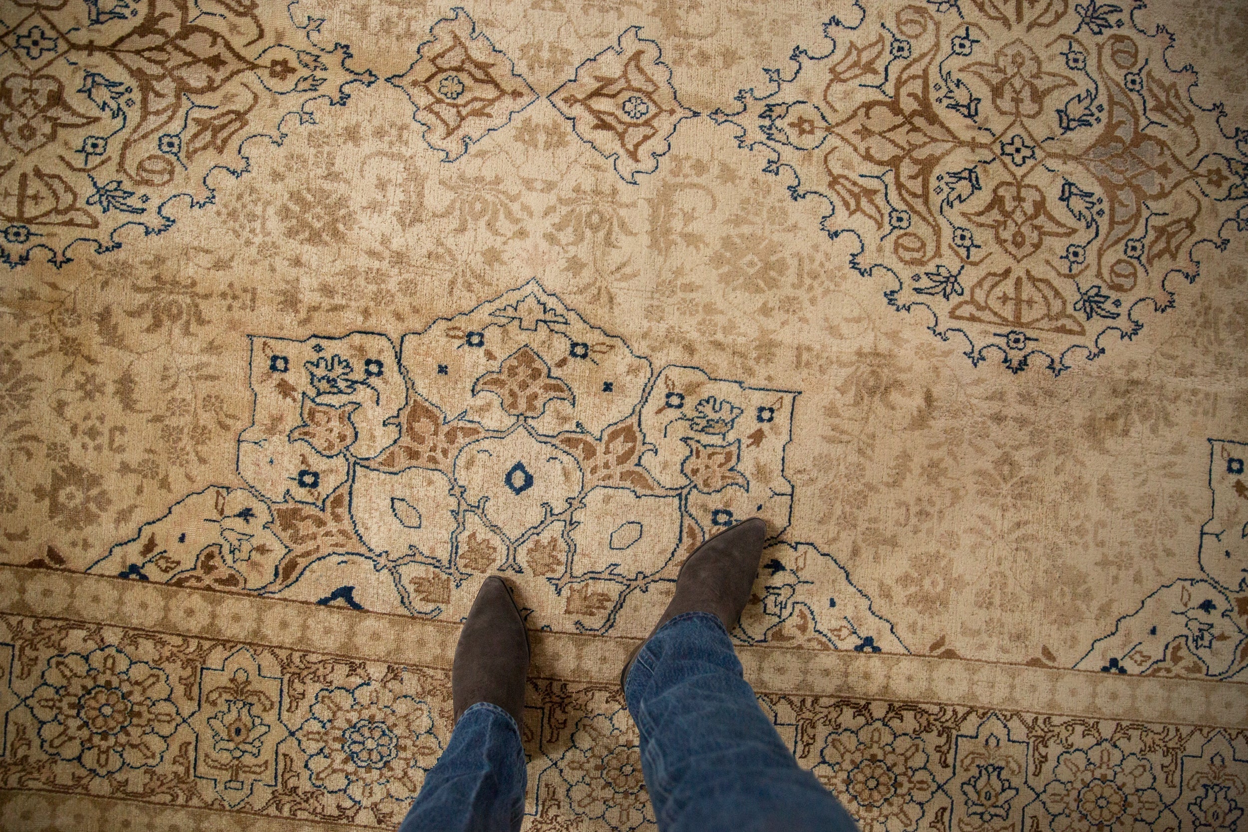 7x11 Vintage Distressed Tabriz Carpet by Old New House® - product image 2 for Resin Society