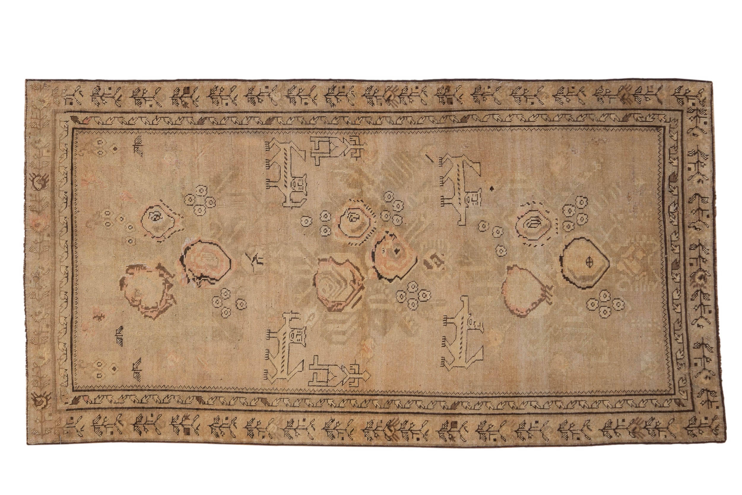 3.5x6.5 Antique Distressed Karabagh Rug by Old New House® - main product image for Resin Society