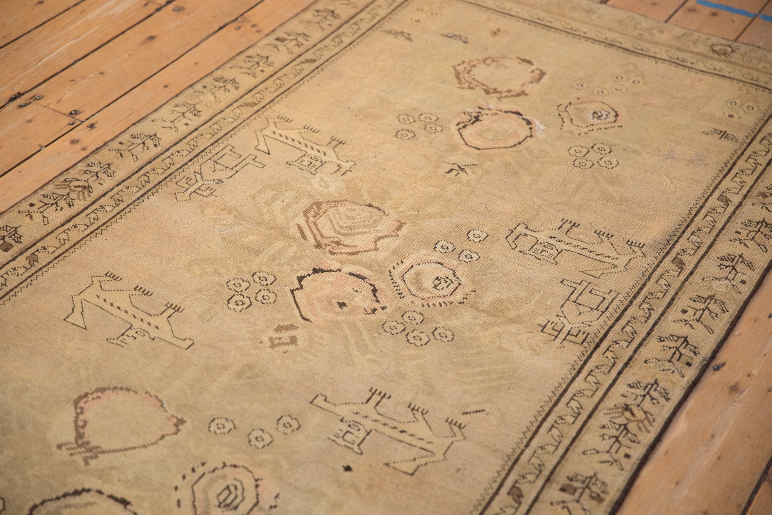 3.5x6.5 Antique Distressed Karabagh Rug by Old New House® - product image 7 for Resin Society