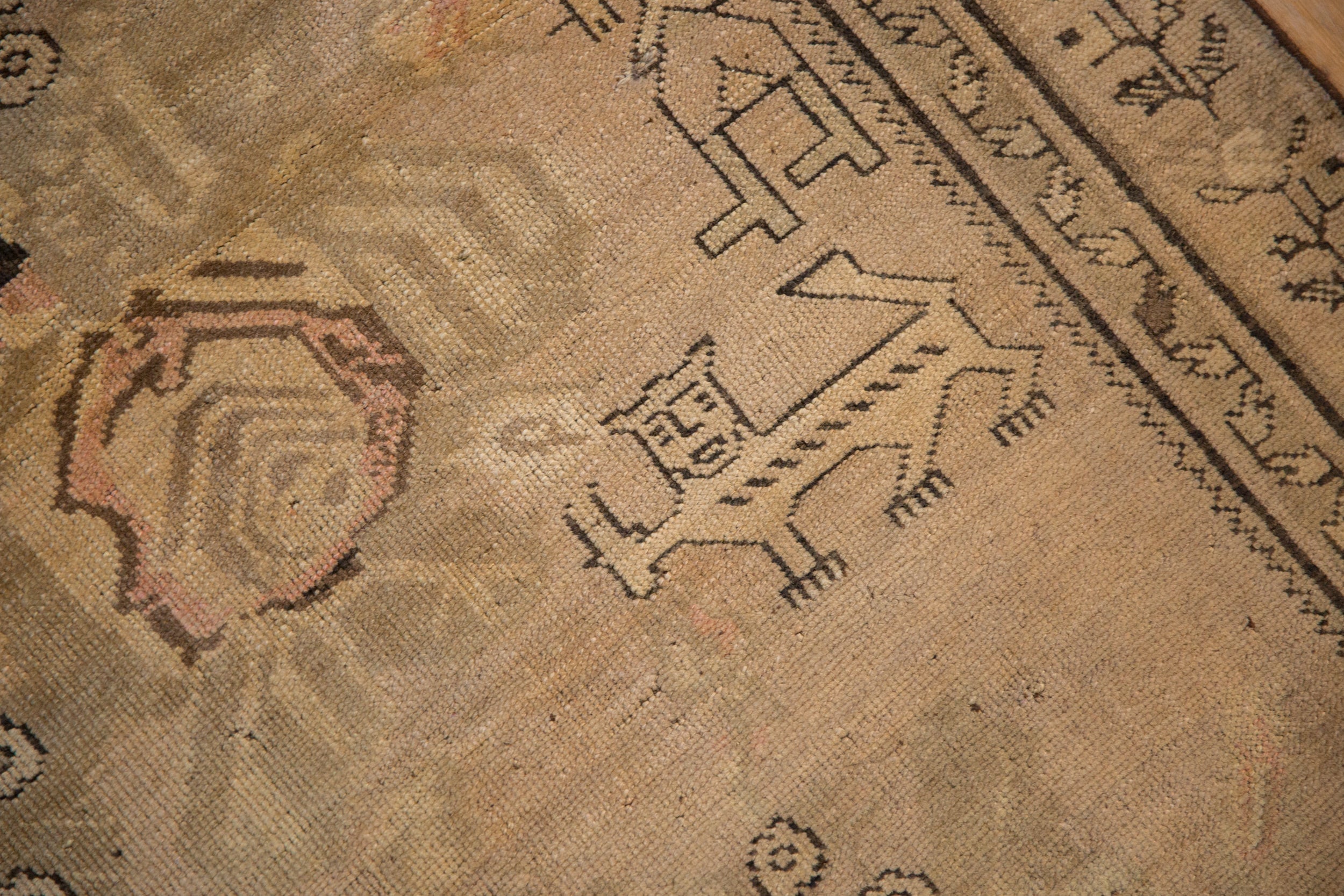 3.5x6.5 Antique Distressed Karabagh Rug by Old New House® - product image 9 for Resin Society