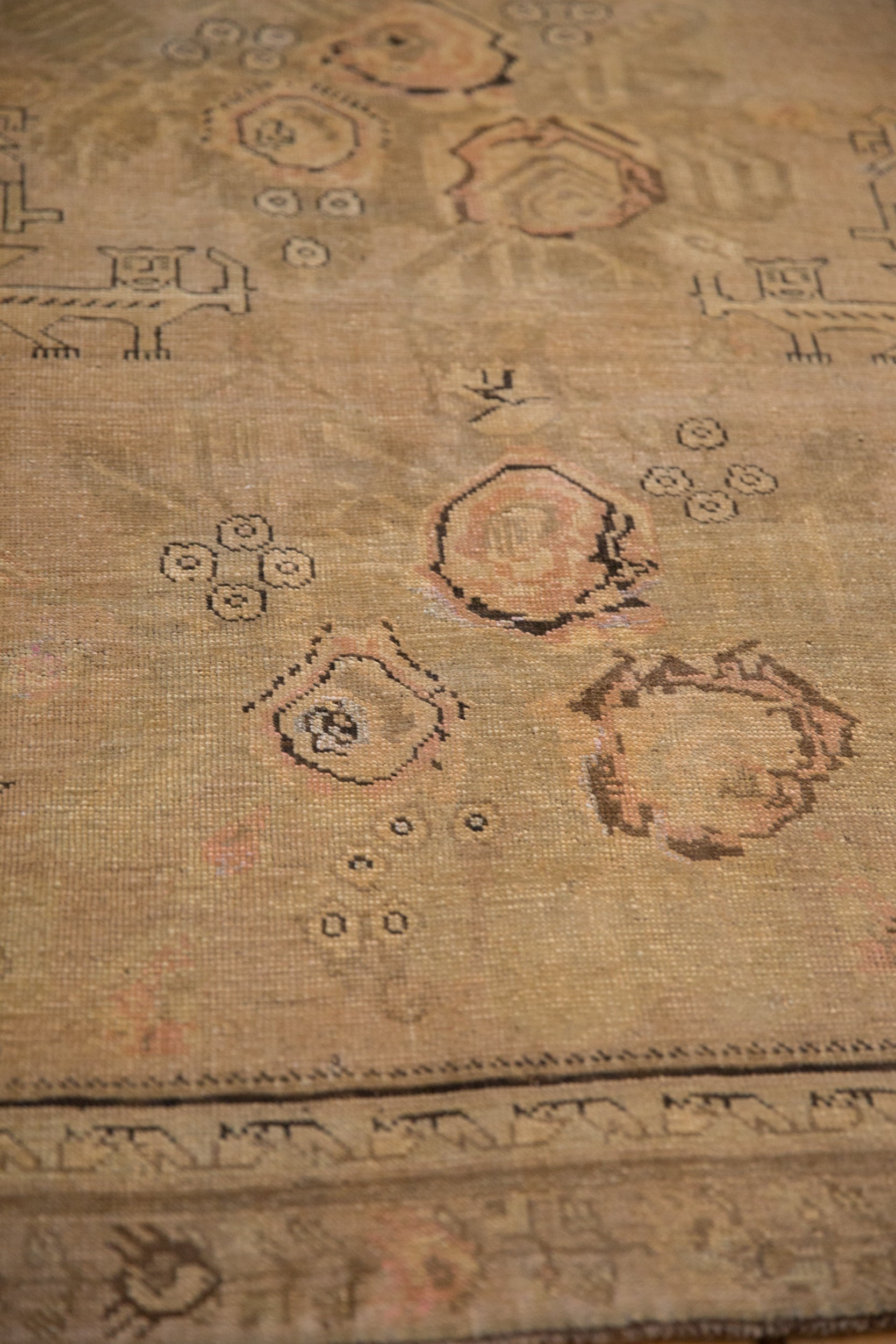 3.5x6.5 Antique Distressed Karabagh Rug by Old New House® - product image 12 for Resin Society