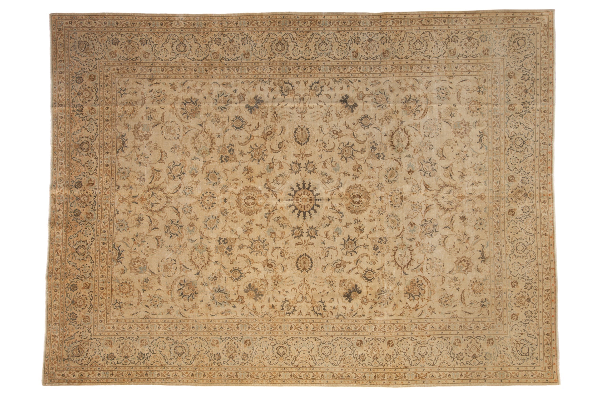 8.5x11.5 Vintage Distressed Kashan Carpet by Old New House® - main product image for Resin Society