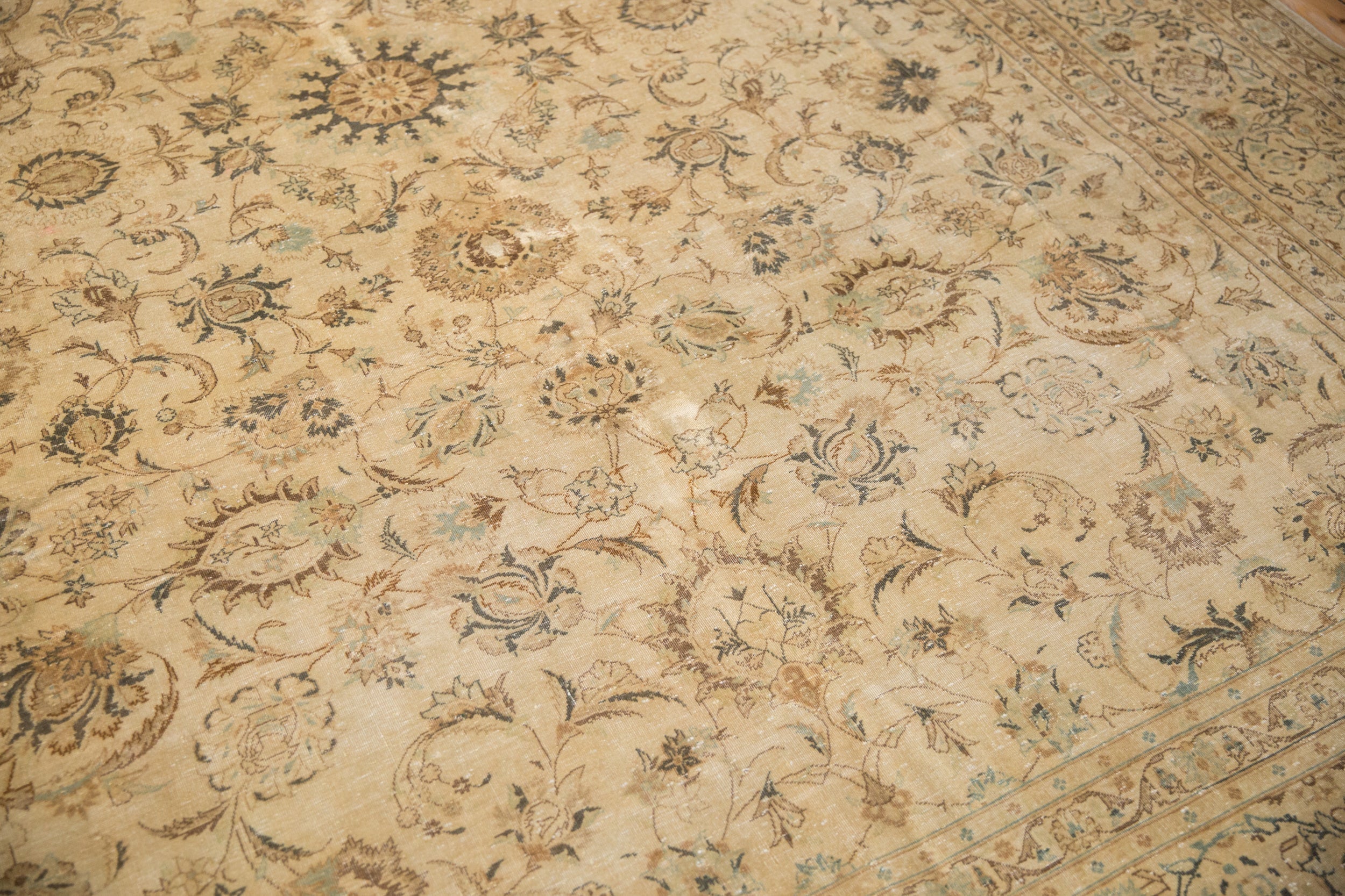 8.5x11.5 Vintage Distressed Kashan Carpet by Old New House® - product image 5 for Resin Society