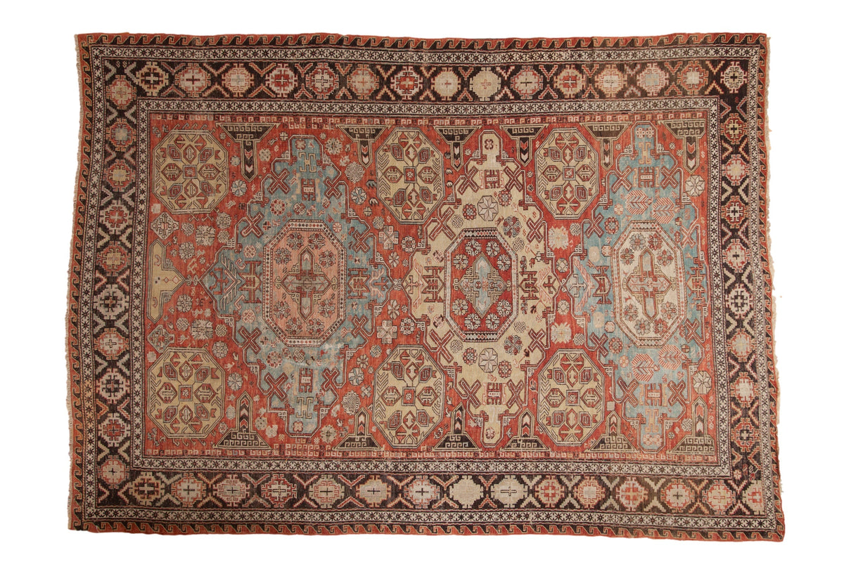 7x10 Antique Caucasian Soumac Carpet by Old New House® - main product image for Resin Society