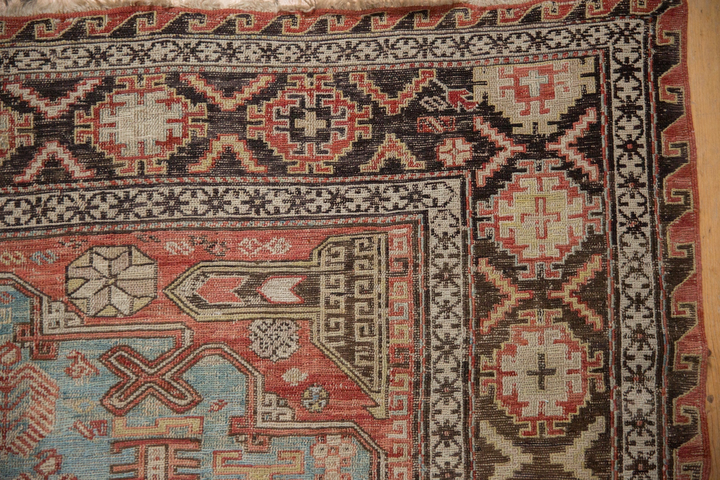 7x10 Antique Caucasian Soumac Carpet by Old New House® - product image 3 for Resin Society