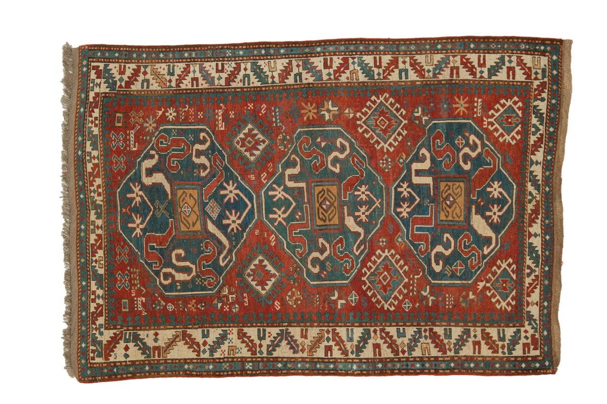 5x7.5 Antique Kazak Rug by Old New House® - main product image for Resin Society