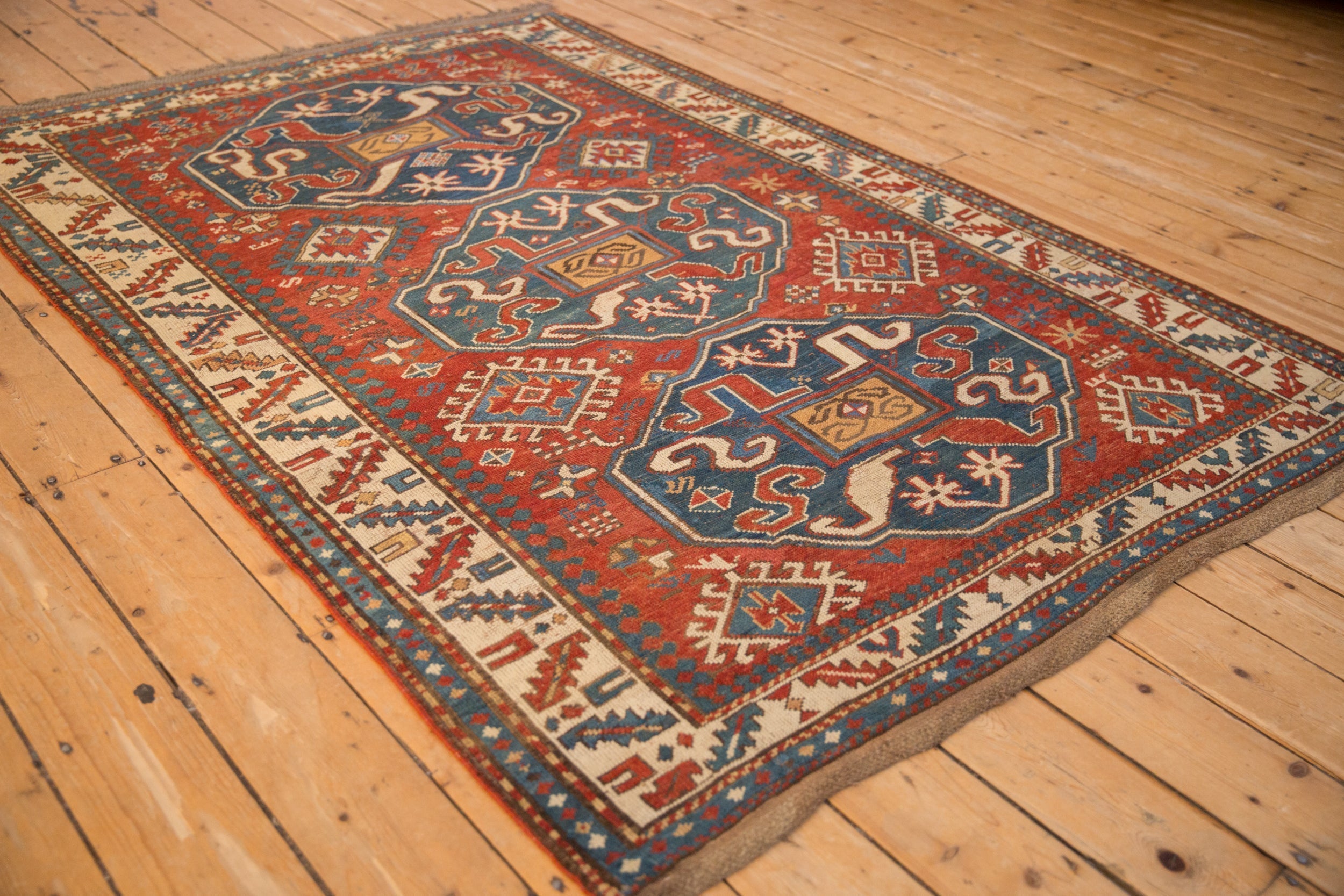 5x7.5 Antique Kazak Rug by Old New House® - product image 4 for Resin Society