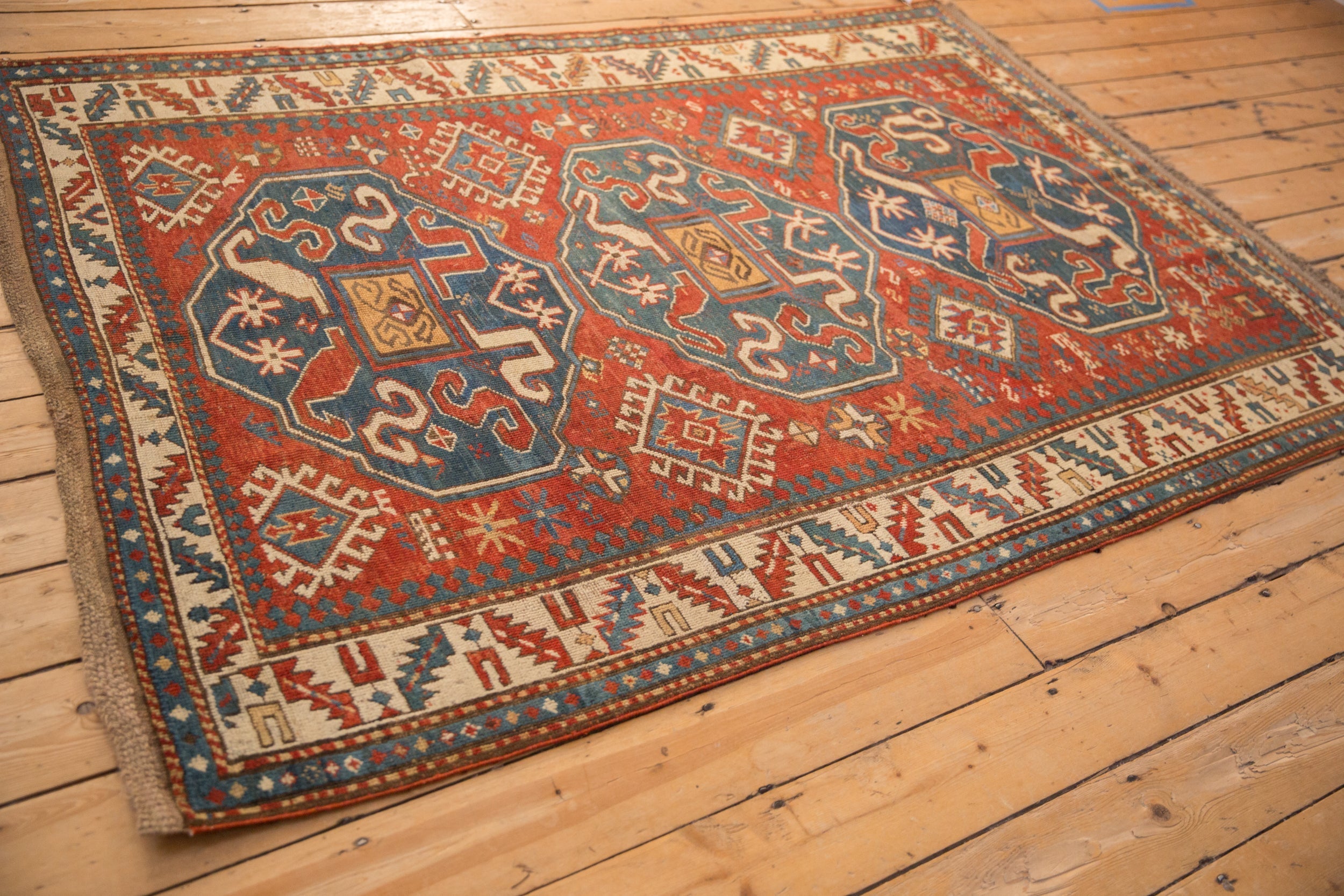 5x7.5 Antique Kazak Rug by Old New House® - product image 6 for Resin Society