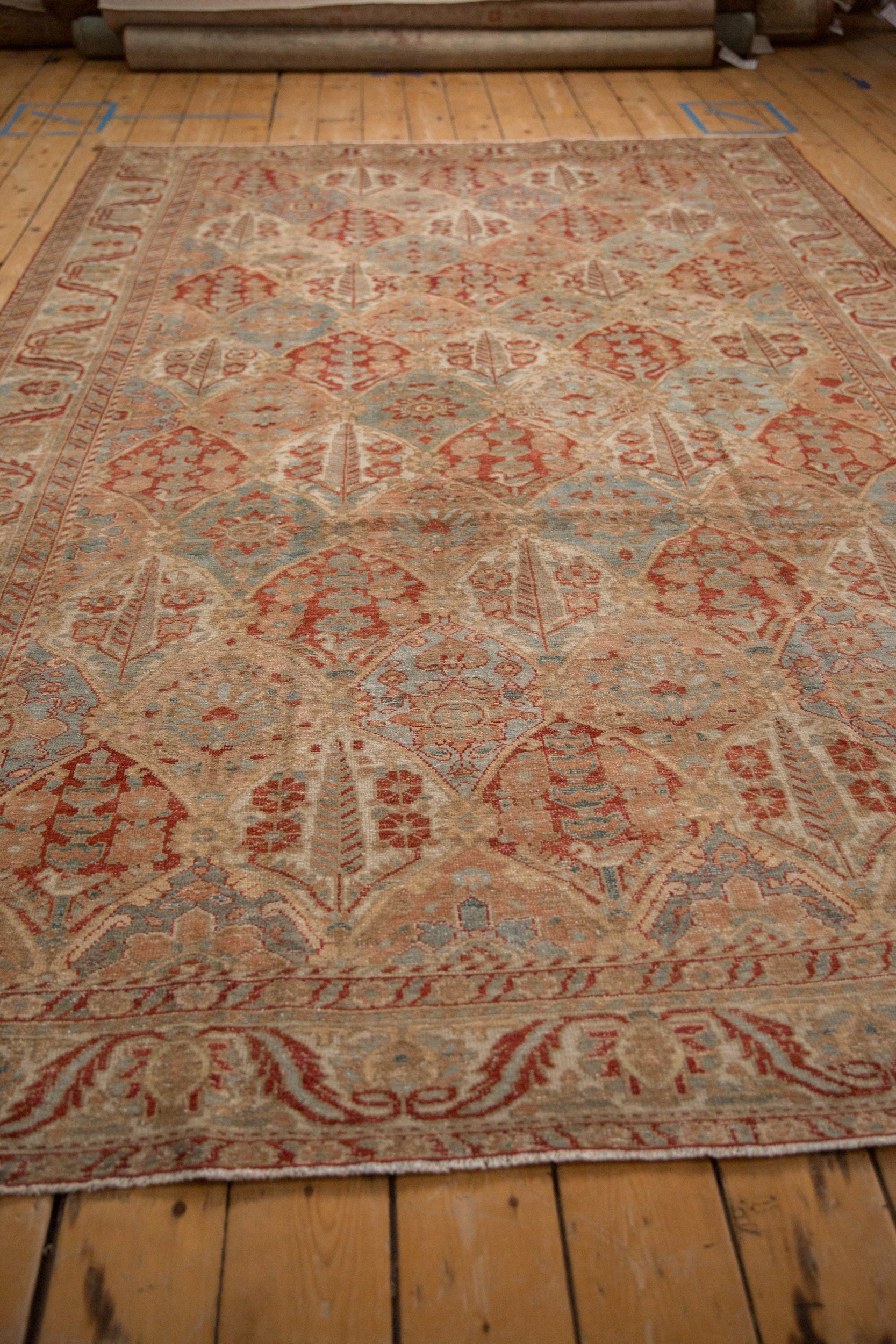 7x10 Vintage Distressed Bakhtiari Carpet by Old New House® - product image 8 for Resin Society