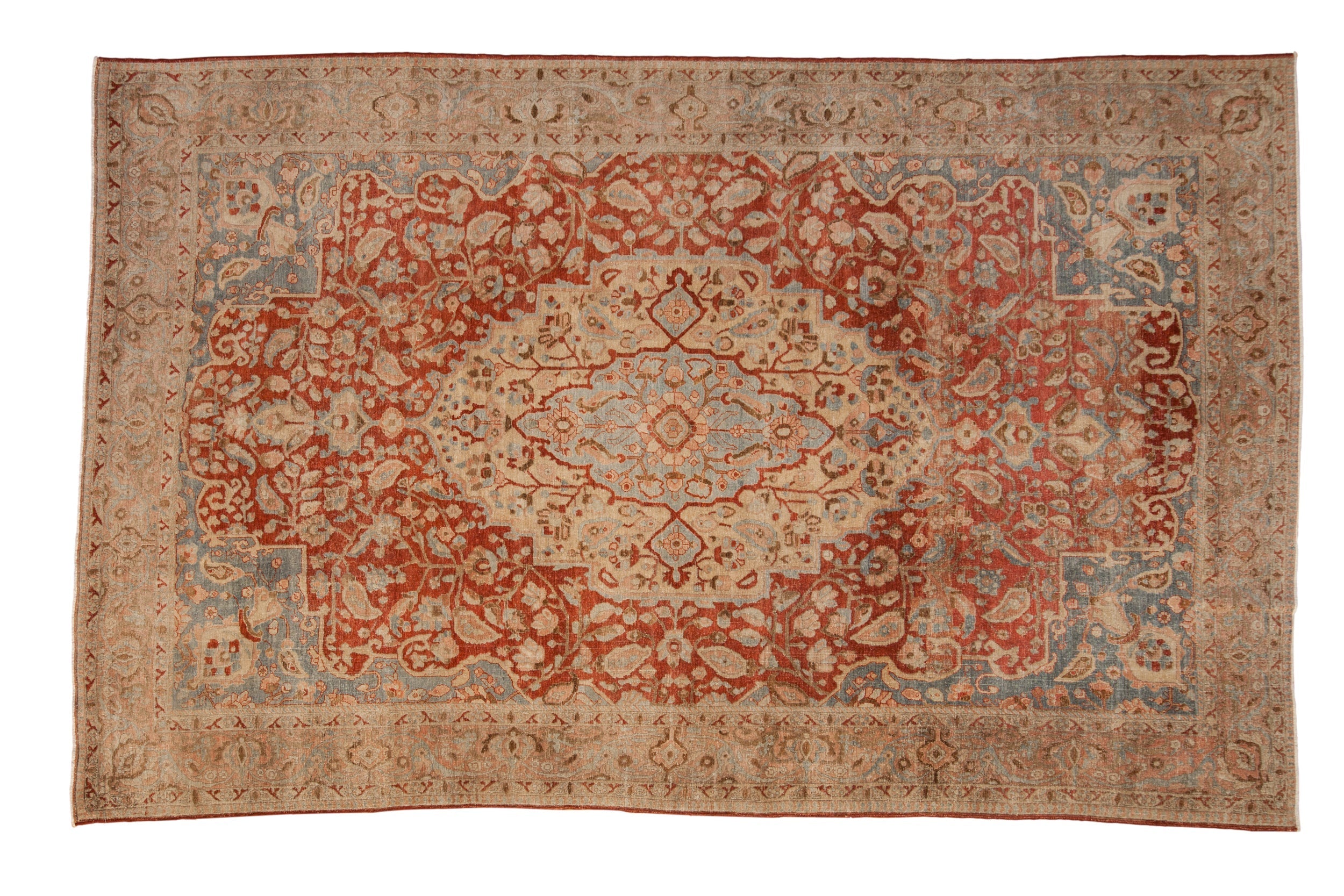 6.5x10.5 Vintage Distressed Tabriz Carpet by Old New House® - main product image for Resin Society