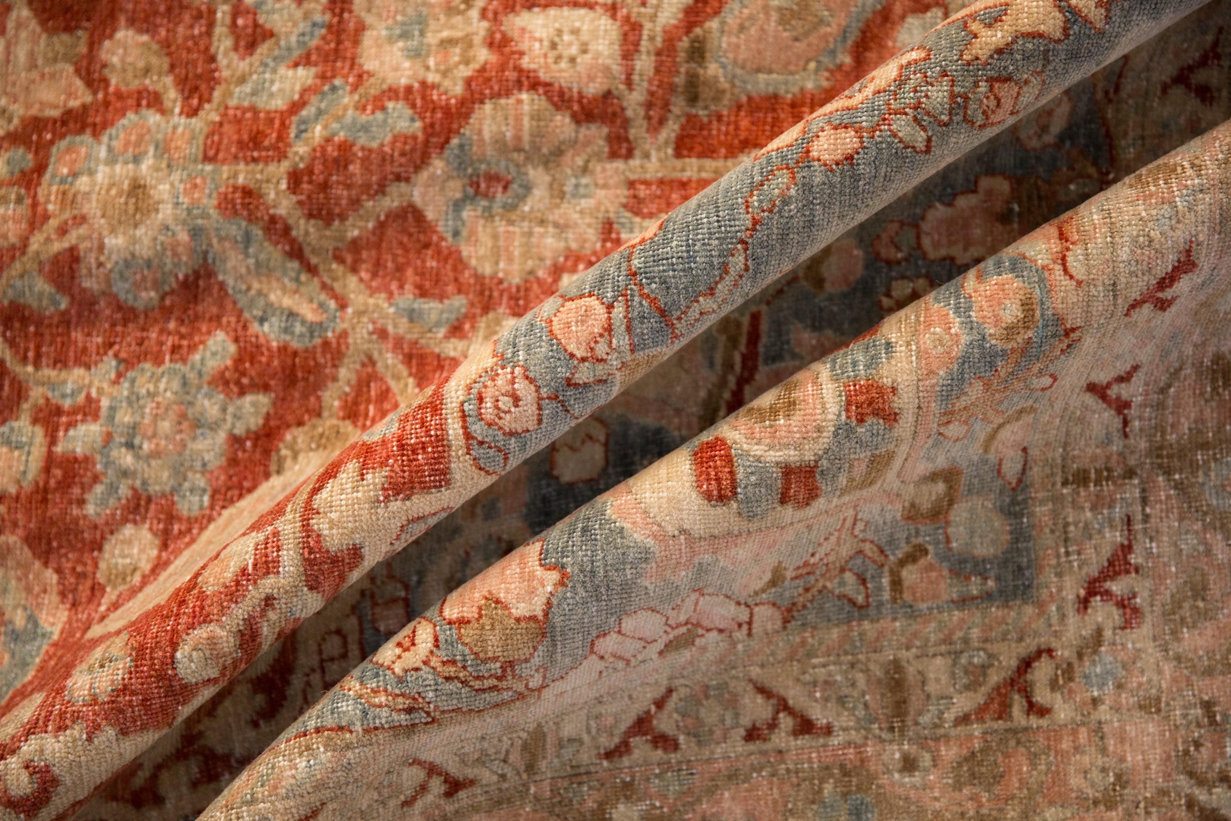 6.5x10.5 Vintage Distressed Tabriz Carpet by Old New House® - product image 11 for Resin Society