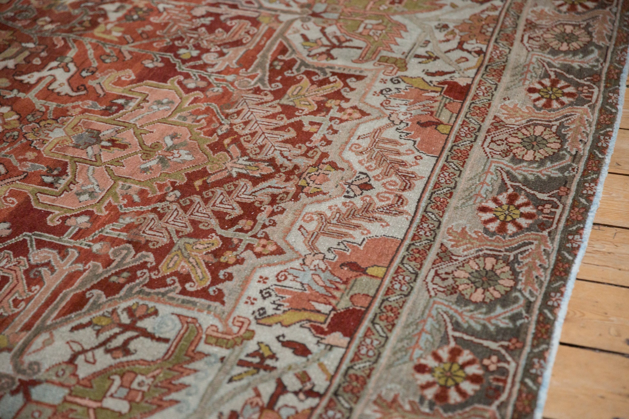 8x11.5 Vintage Distressed Ahar Carpet by Old New House® - product image 5 for Resin Society