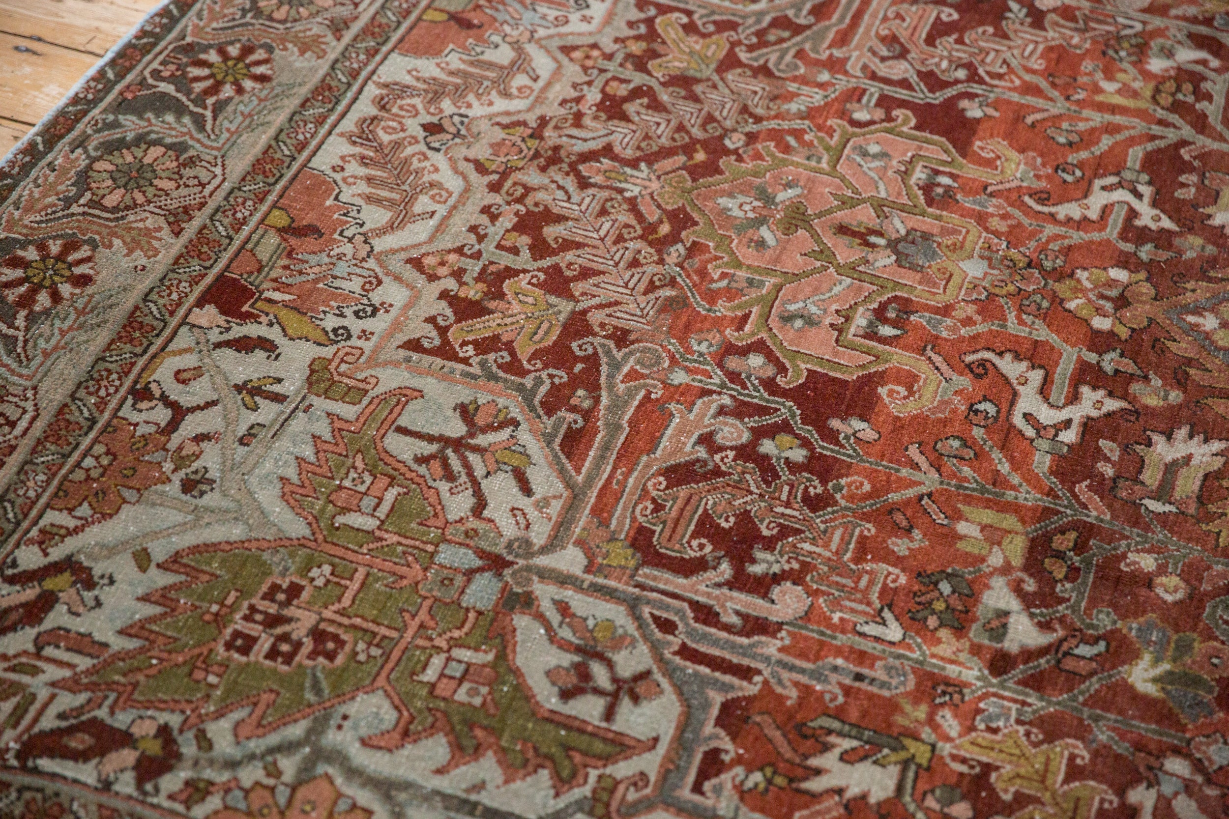 8x11.5 Vintage Distressed Ahar Carpet by Old New House® - product image 8 for Resin Society