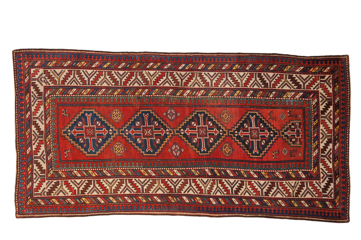 4x8 Antique Kazak Rug Runner by Old New House® - main product image for Resin Society