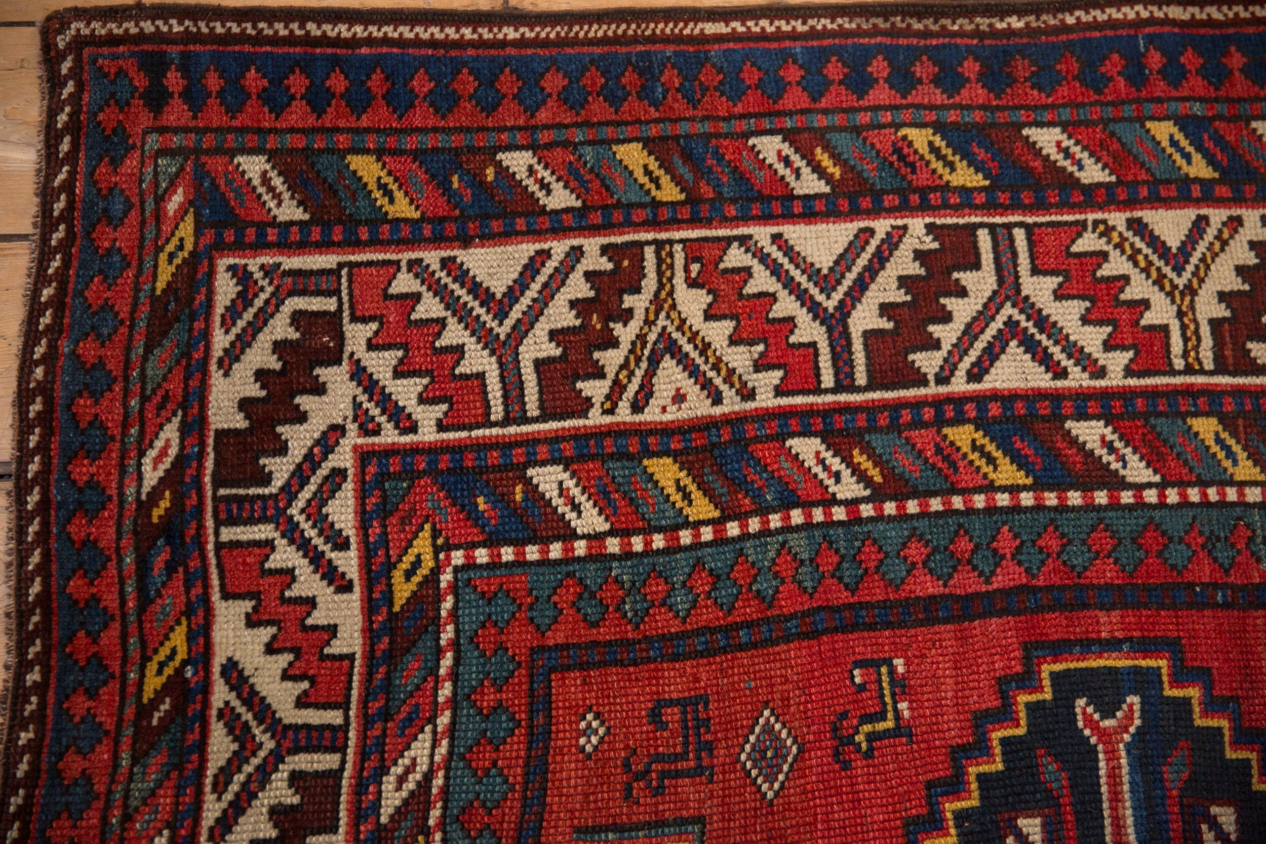 4x8 Antique Kazak Rug Runner by Old New House® - product image 3 for Resin Society