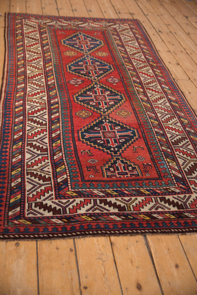 4x8 Antique Kazak Rug Runner by Old New House® - product image 5 for Resin Society