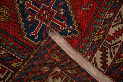4x8 Antique Kazak Rug Runner by Old New House® - product image 11 for Resin Society