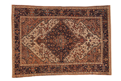4.5x6.5 Vintage Distressed Malayer Rug by Old New House® - main product image for Resin Society