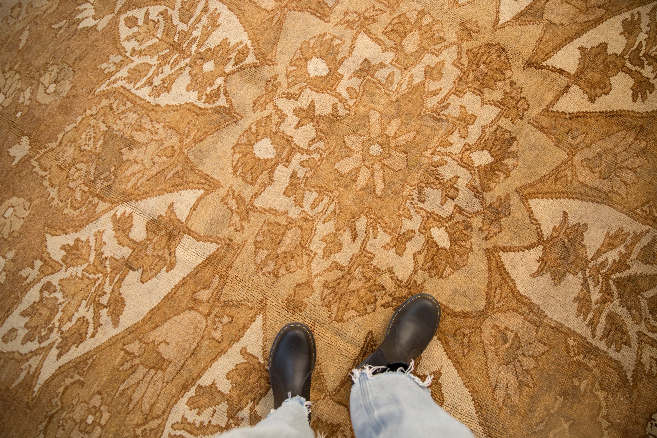 8.5x11 Vintage Distressed Kars Carpet by Old New House® - product image 2 for Resin Society