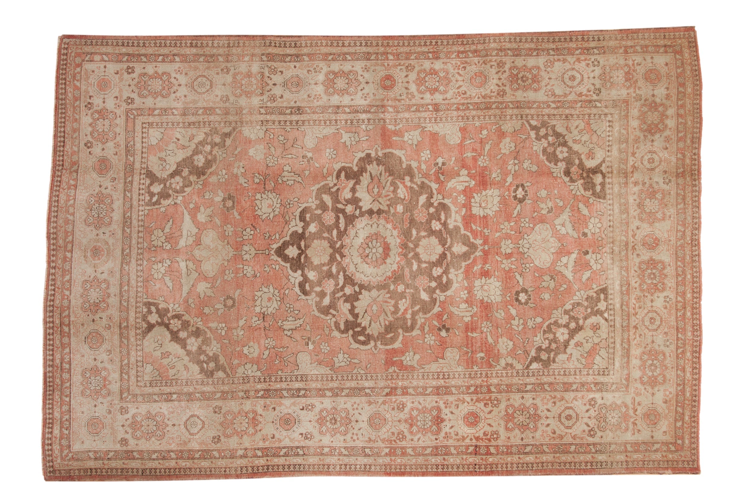 7x10 Vintage Distressed Oushak Carpet by Old New House® - main product image for Resin Society