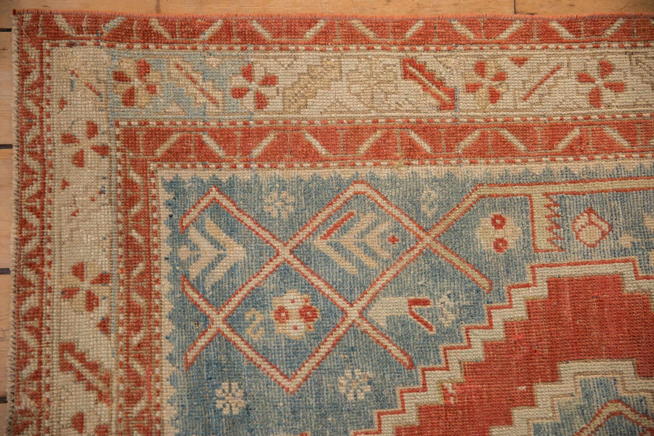 4x6.5 Vintage Distressed Karabagh Rug by Old New House® - product image 3 for Resin Society
