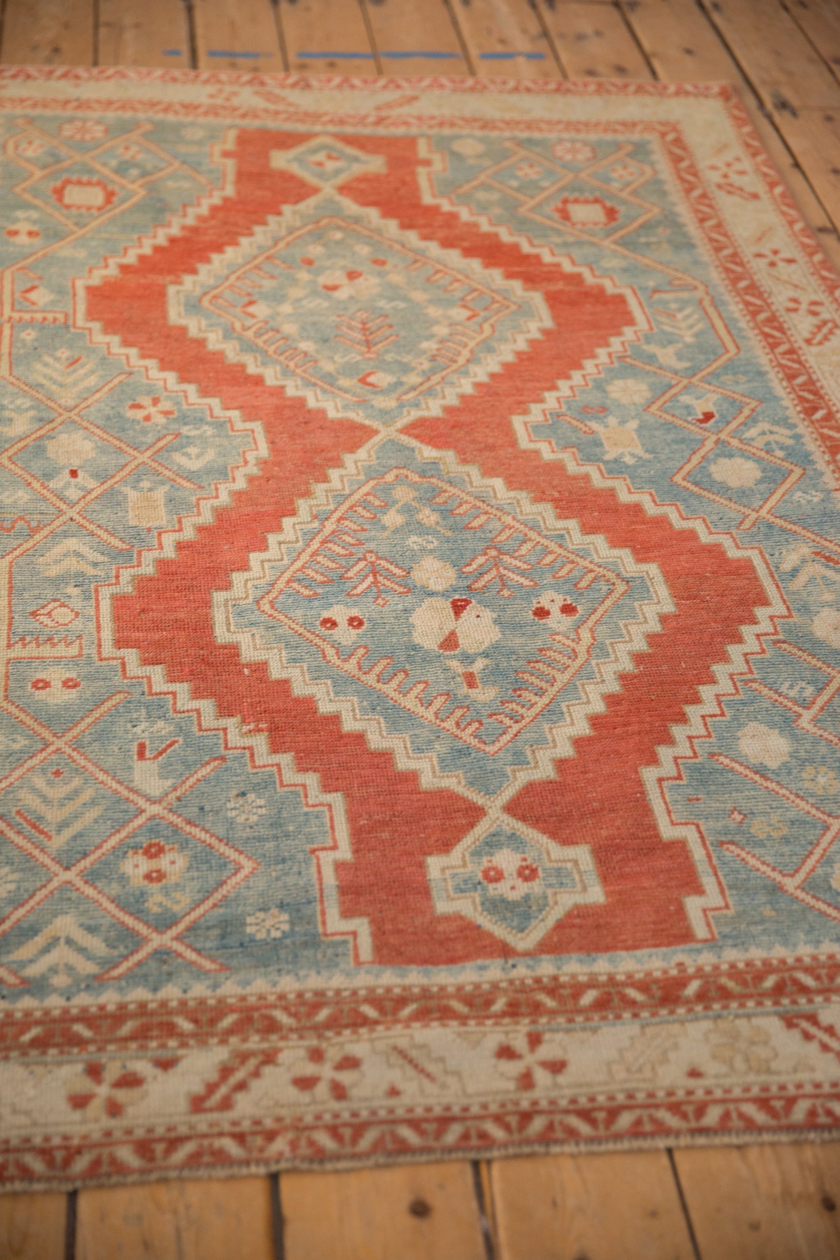4x6.5 Vintage Distressed Karabagh Rug by Old New House® - product image 5 for Resin Society