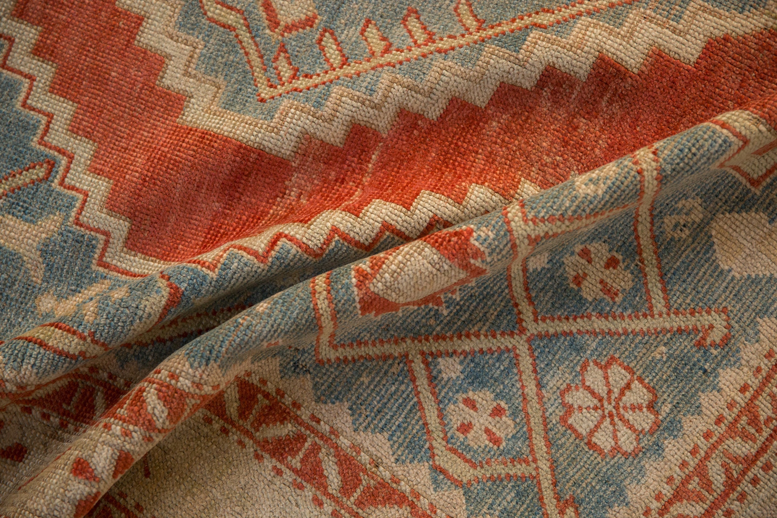 4x6.5 Vintage Distressed Karabagh Rug by Old New House® - product image 11 for Resin Society