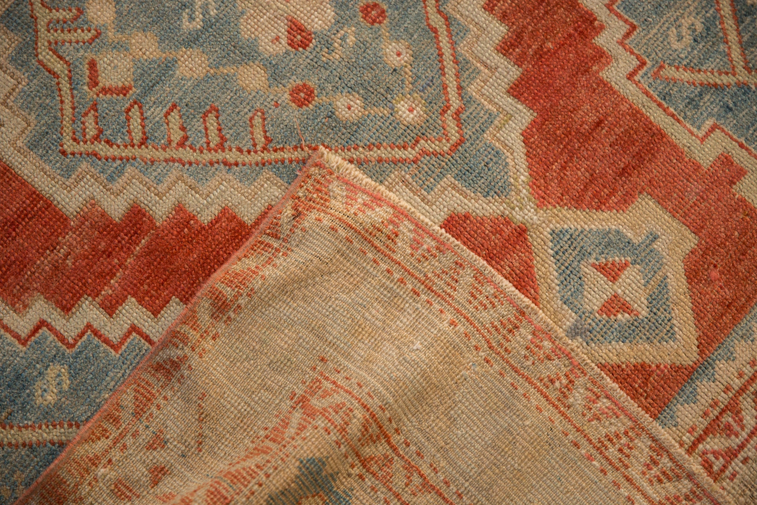 4x6.5 Vintage Distressed Karabagh Rug by Old New House® - product image 12 for Resin Society